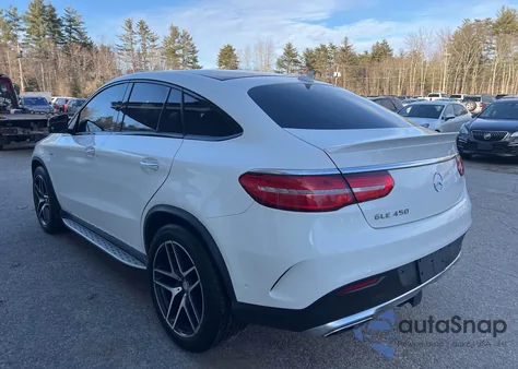 2016 Mercedes-Benz Gle 450 Amg Coupe 4Matic из США, поврежденный, VIN 4JGED6EB4GA024552